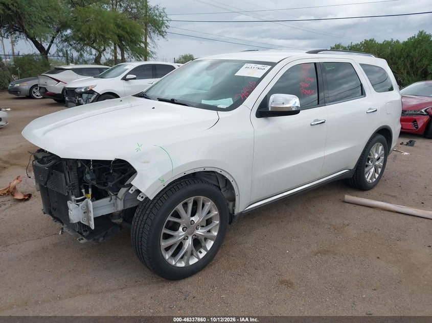 Vin: 1c4rdhag0hc615082, lot: 46838119, dodge durango sxt rwd 20172