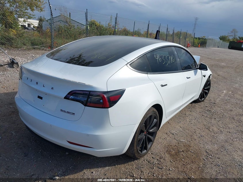 Vin: 5yj3e1eb4jf089069, lot: 46838120, tesla model 3 long range/performance 20184