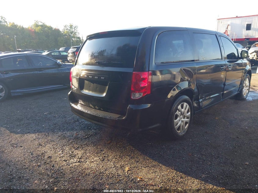 Vin: 2c4rdgbg9er420836, lot: 46838143, dodge grand caravan american value pkg 20144