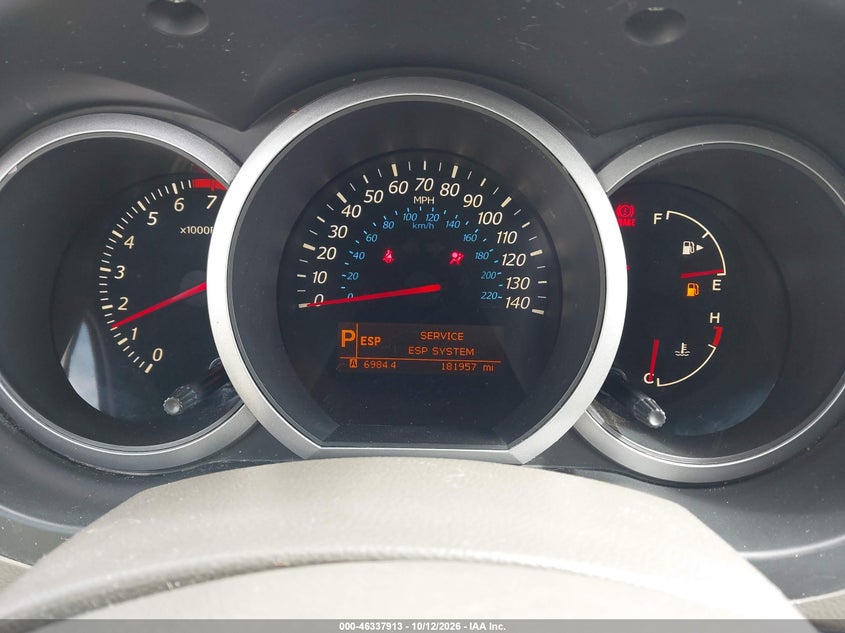 SUZUKI GRAND VITARA 2010 VIN JS3TE0D28A4101163
