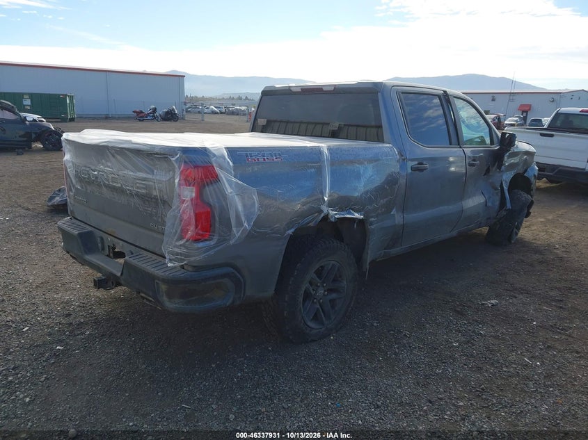 Vin: 1gcpycef1mz345111, lot: 46838190, chevrolet silverado 1500 4wd  short bed custom trail boss 20214