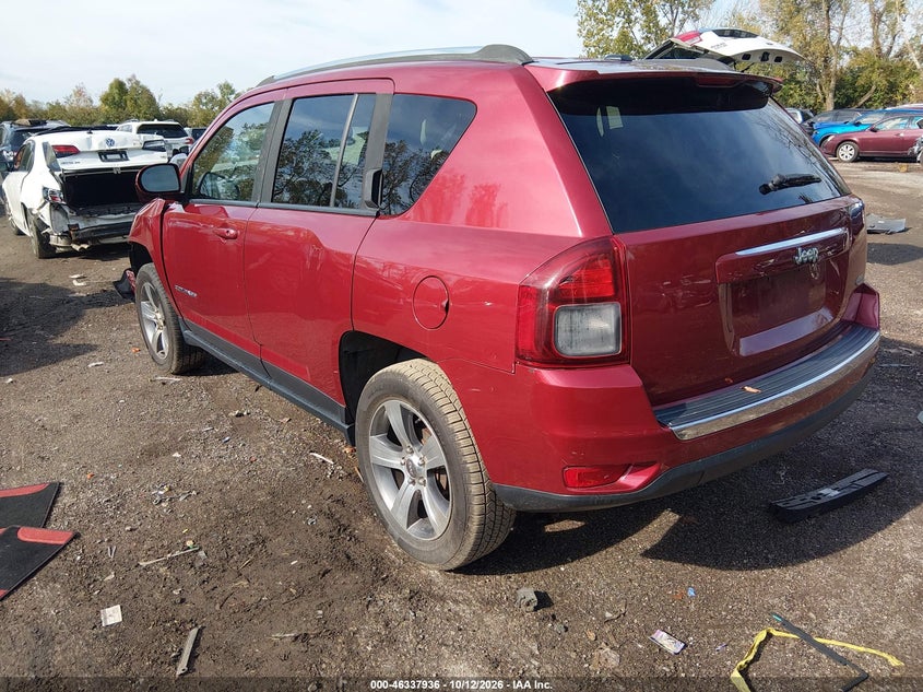 Vin: 1c4njcea7gd792771, lot: 46838195, jeep compass high altitude edition 20163