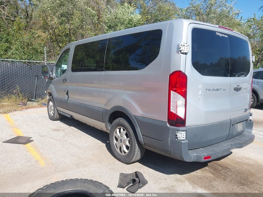 Vin: 1fmzk1ym1fkb09722, lot: 46838222, ford transit-150 xlt 20153