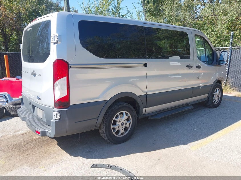 Vin: 1fmzk1ym1fkb09722, lot: 46838222, ford transit-150 xlt 20154