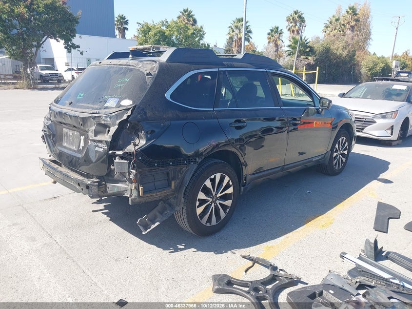 Vin: 4s4bsanc4h3353987, lot: 46838225, subaru outback 2.5i limited 20174