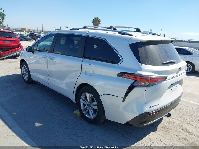 Vin: 5tdzskfc5ss161104, lot: 46838231, toyota sienna limited 20253