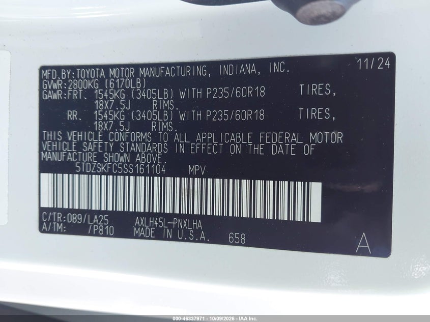 TOYOTA SIENNA - zdjęcie 9