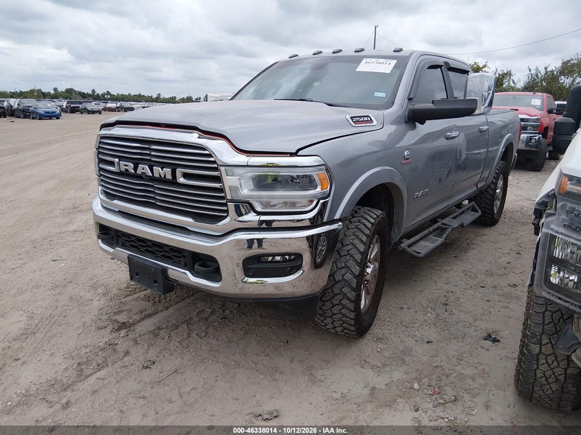 Vin: 3c6ur5fl4ng228793, lot: 46838273, ram 2500 laramie  4x4 6'4 box 20222