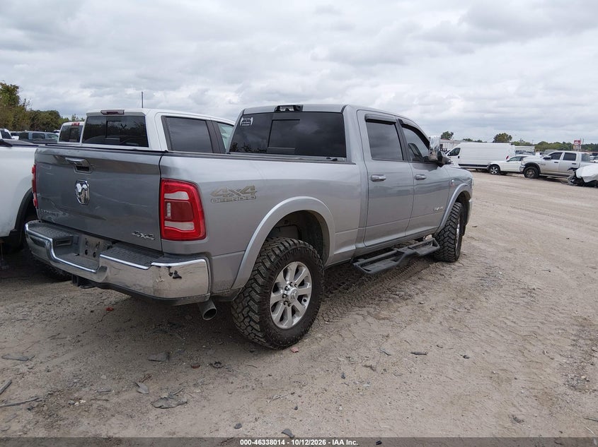Vin: 3c6ur5fl4ng228793, lot: 46838273, ram 2500 laramie  4x4 6'4 box 20224