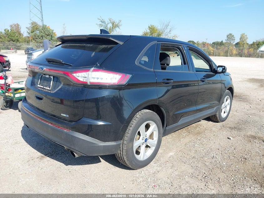 Vin: 2fmpk4g98hbb42543, lot: 46838278, ford edge se 20174