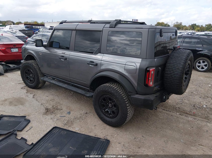 Vin: 1fmee5dp3nlb62539, lot: 46838289, ford bronco wildtrak 20223