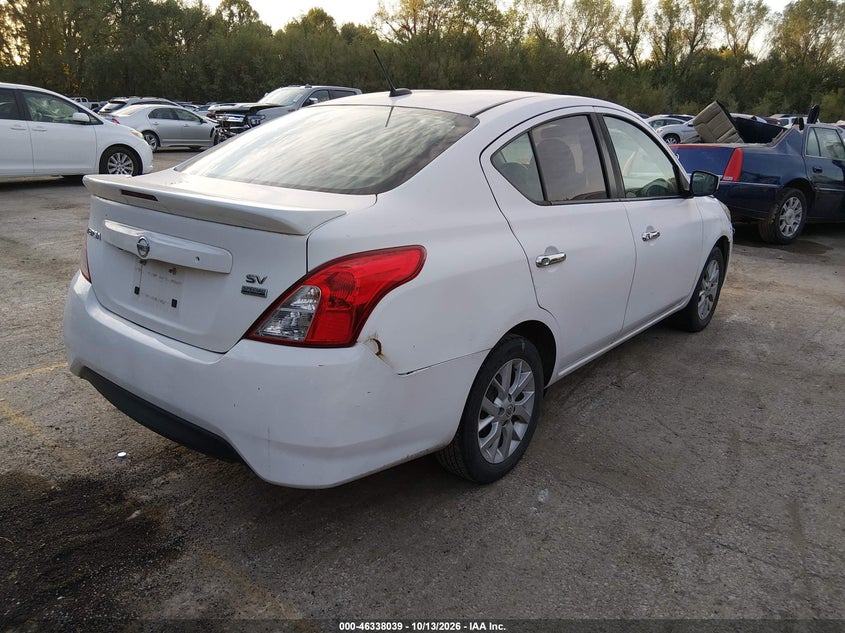 Vin: 3n1cn7ap4jl866486, lot: 46838298, nissan versa 1.6 sv 20184