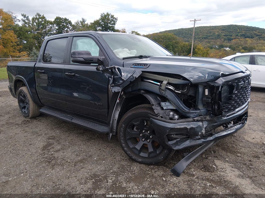 Vin: 1c6srfft9tn228063, lot: 46838340, ram 1500 big horn  4x4 5'7 box 20261