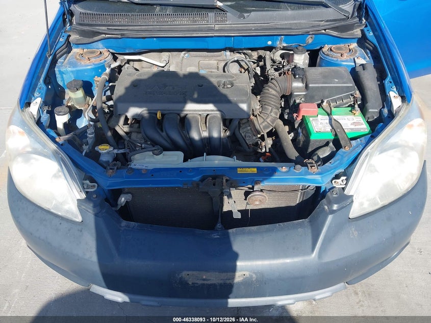 TOYOTA MATRIX 2008 VIN 2T1KR32E88C716025