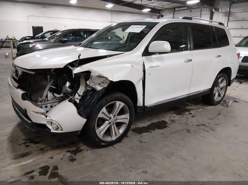 Vin: 5tdyk3eh0bs029236, lot: 46838394, toyota highlander limited v6 20112