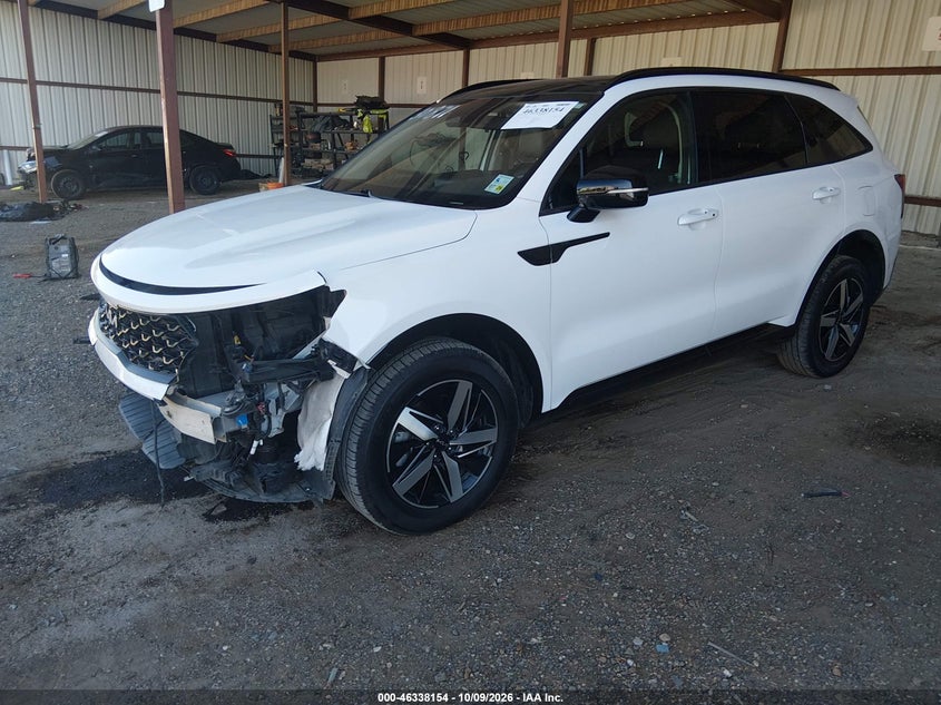 2022 Kia Sorento Ex, Front End, IAAI, VIN 5XYRH4LF3NG133067 — photo 2