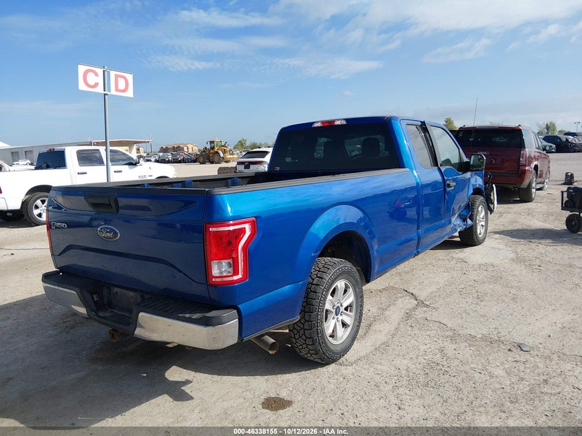 Vin: 1ftex1cfxhkd01415, lot: 46838415, ford f-150 xlt 20174