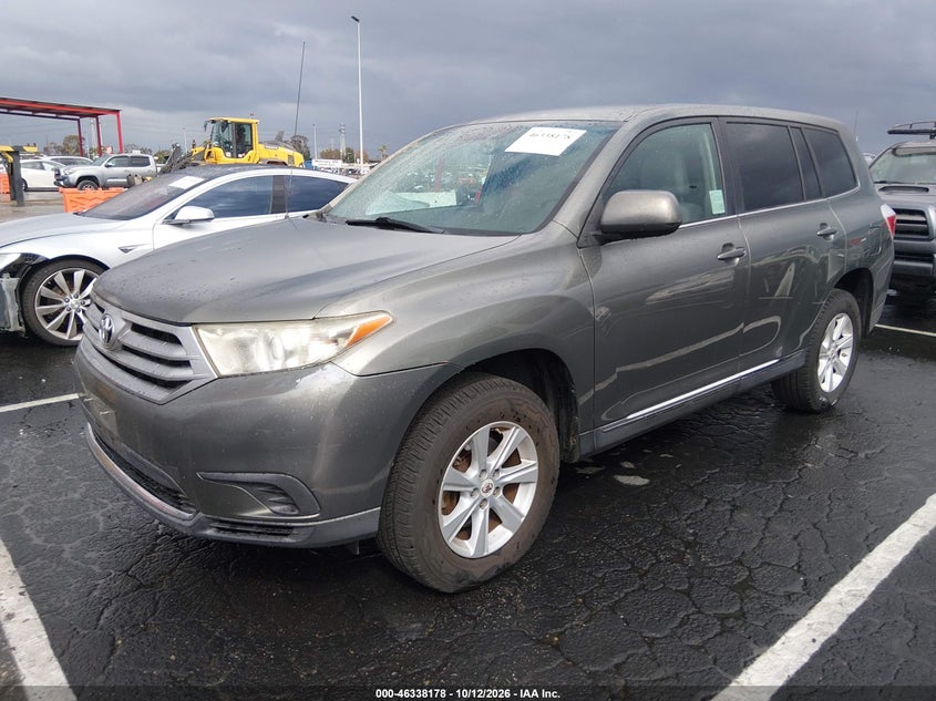 Vin: 5tdza3eh1bs015417, lot: 46838437, toyota highlander 20112