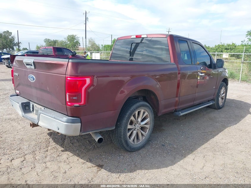 Vin: 1ftex1cp8ffb22918, lot: 46838475, ford f-150 xlt 20154