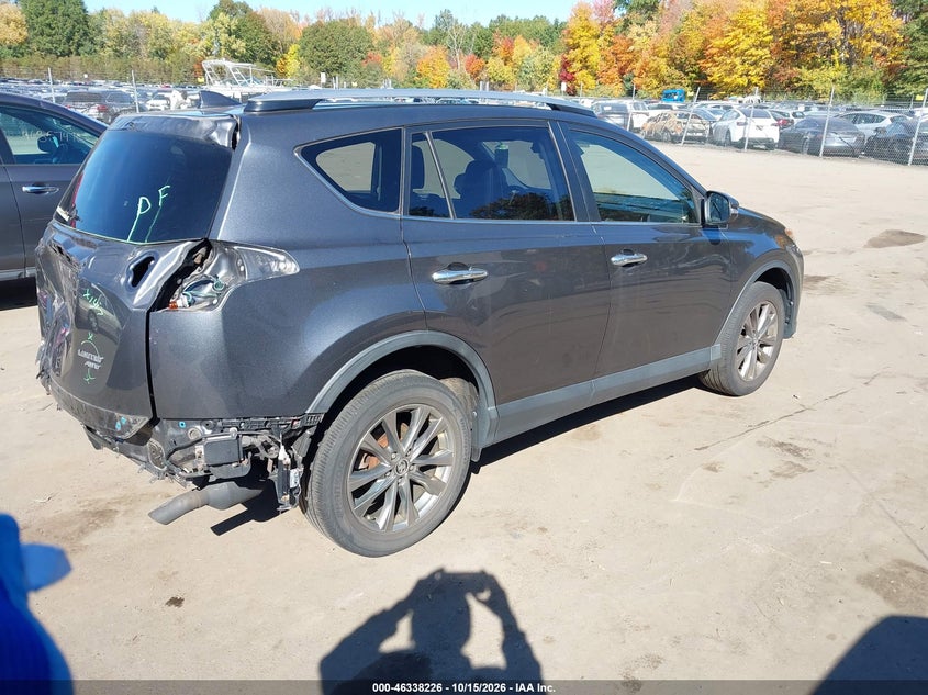 Vin: jtmdfrev3hd208094, lot: 46838485, toyota rav4 limited 20174