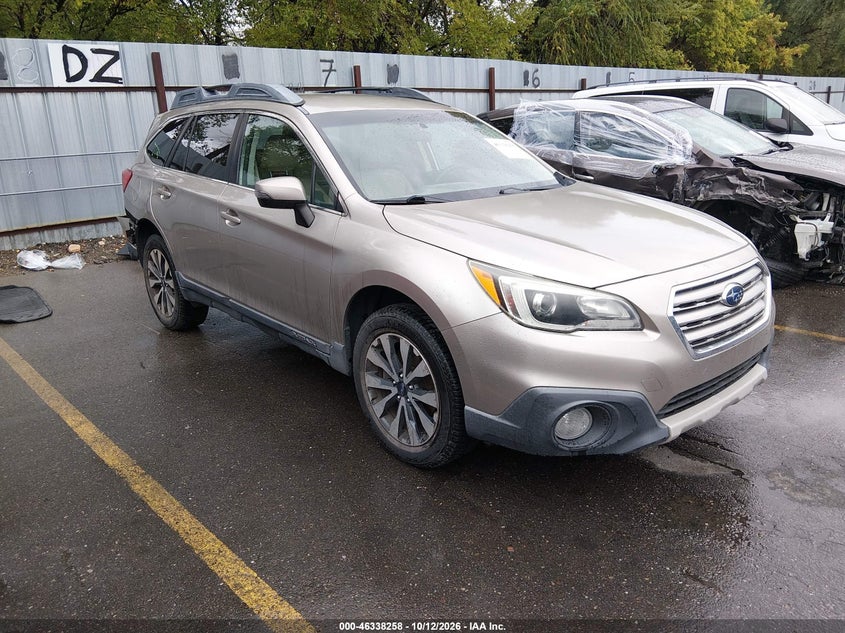 Vin: 4s4bsbjc9f3240898, lot: 46838517, subaru outback 2.5i limited 20151