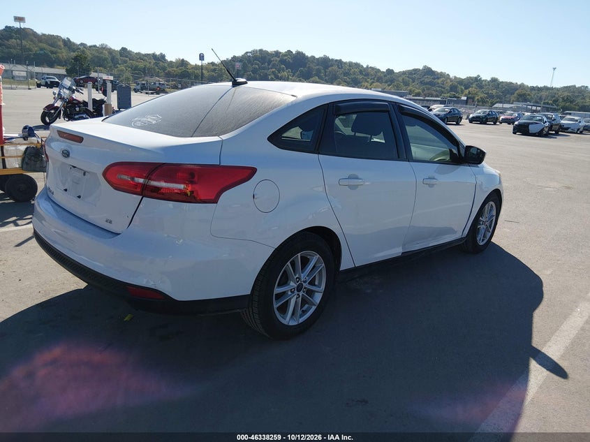 Vin: 1fadp3f25jl316314, lot: 46838518, ford focus se 20184