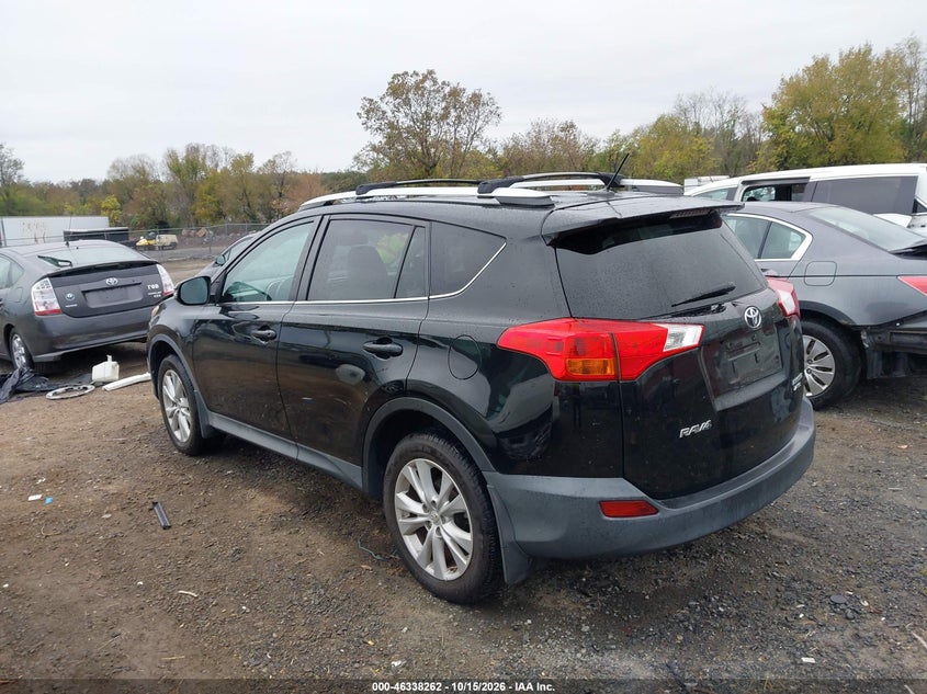 Vin: 2t3dfrev8fw338520, lot: 46838520, toyota rav4 limited 20153