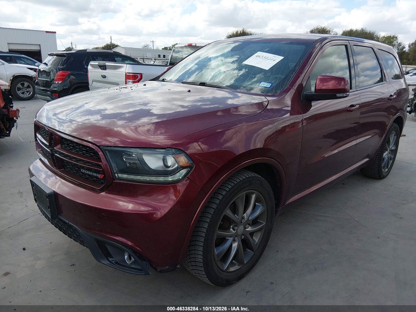Vin: 1c4rdhdg6hc724559, lot: 46838543, dodge durango gt rwd 20172