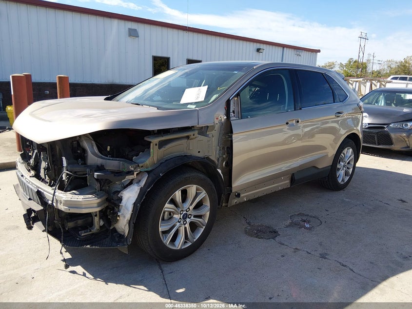 Vin: 2fmpk3k91lba81403, lot: 46838609, ford edge titanium 20202