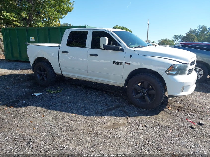 Vin: 1c6rr6kt5js283970, lot: 46838625, ram 1500 express  4x2 5'7 box 20181