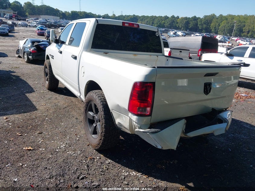 Vin: 1c6rr6kt5js283970, lot: 46838625, ram 1500 express  4x2 5'7 box 20183