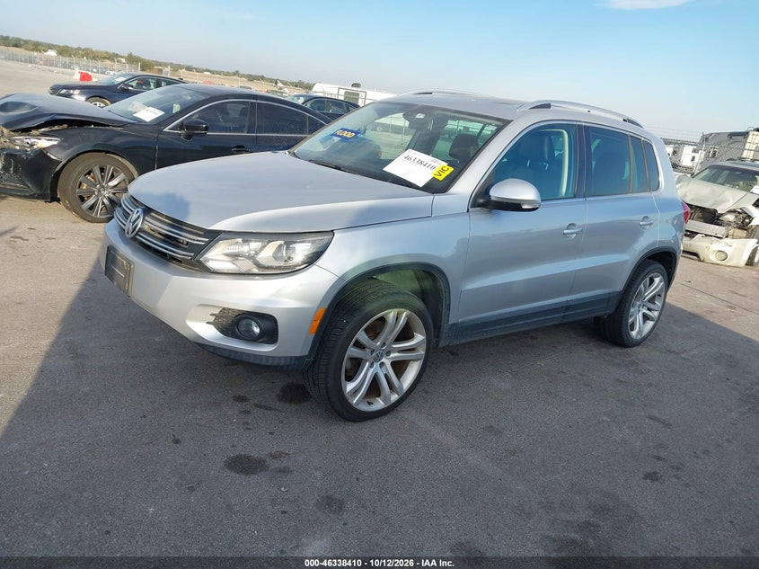 Vin: wvgav7ax2gw576654, lot: 46838669, volkswagen tiguan se 20162