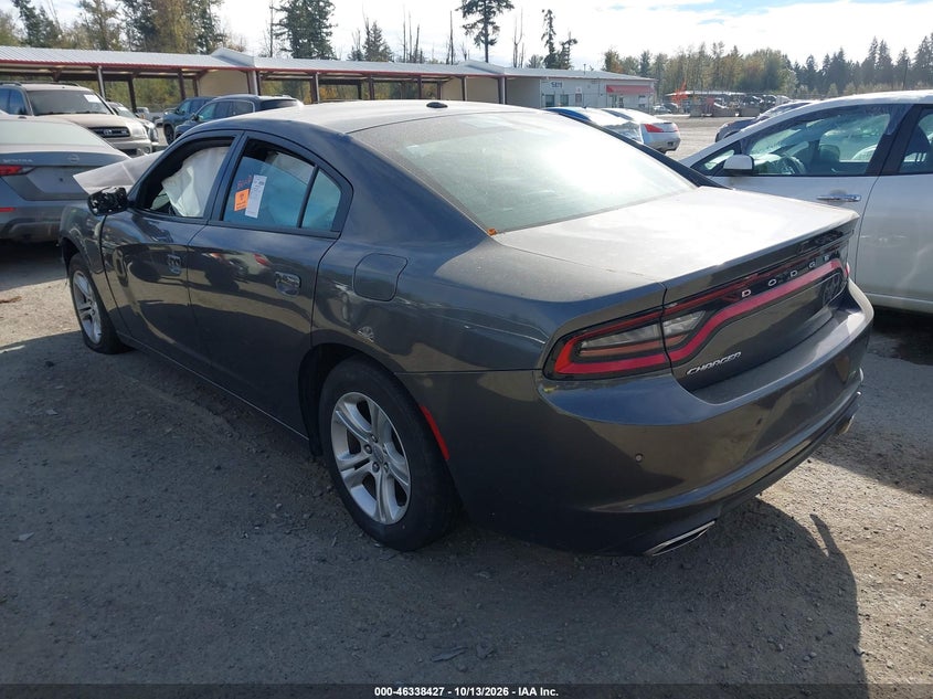 Vin: 2c3cdxbgxlh140274, lot: 46838686, dodge charger sxt rwd 20203