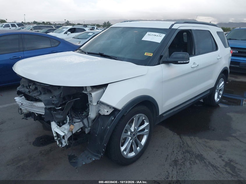 Vin: 1fm5k7d82jgc28515, lot: 46838694, ford explorer xlt 20182