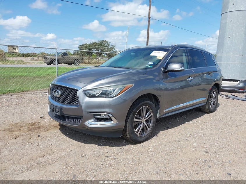 Vin: 5n1dl0mn6jc500707, lot: 46838698, infiniti qx60 20182