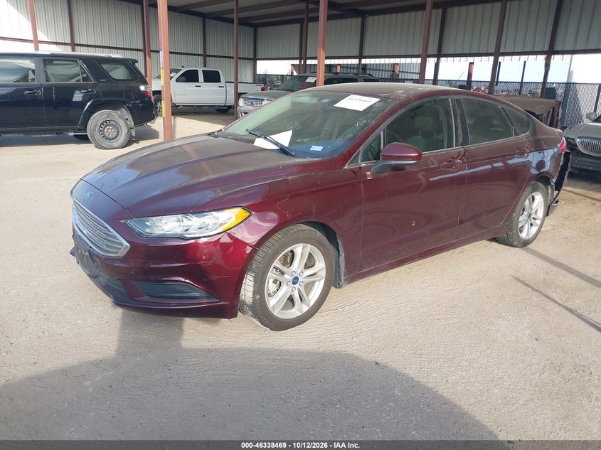 Vin: 3fa6p0h74jr109656, lot: 46838728, ford fusion se 20182