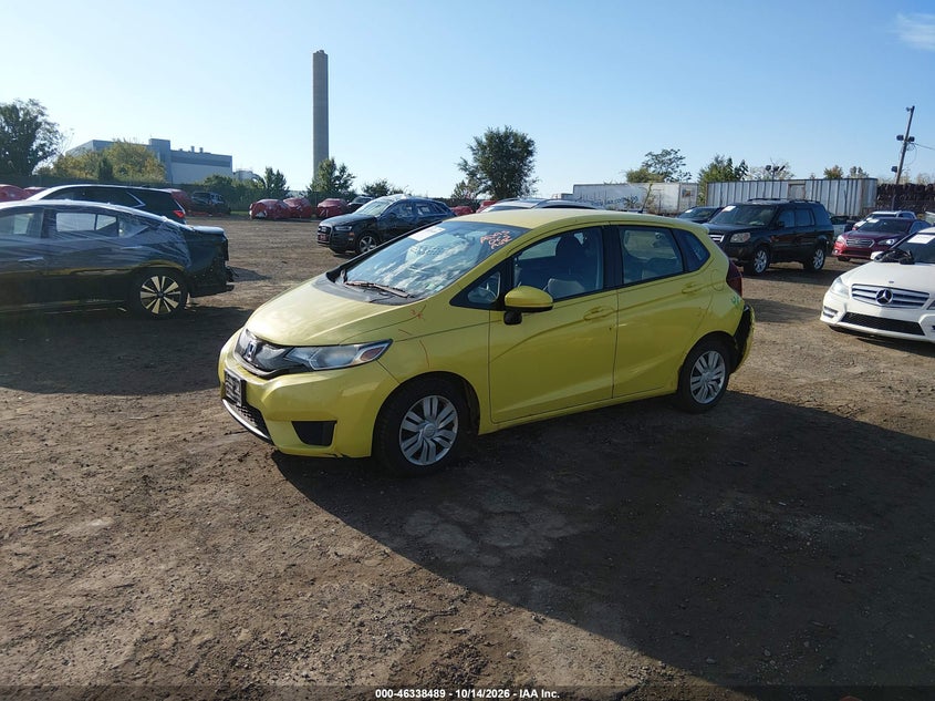 2016 Honda Fit Lx, Удар сзади, IAAI, VIN JHMGK5H52GX006856 — фото 2