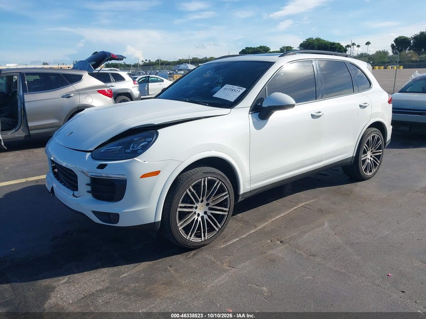 Vin: wp1aa2a22hka82731, lot: 46838782, porsche cayenne platinum edition 20172