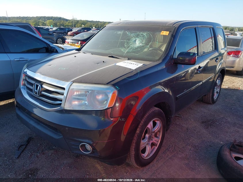 Vin: 5fnyf3h66cb007455, lot: 46838793, honda pilot ex-l 20122