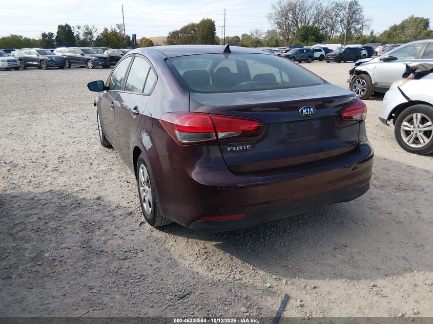 Vin: 3kpfl4a72je223766, lot: 46838843, kia forte lx 20183