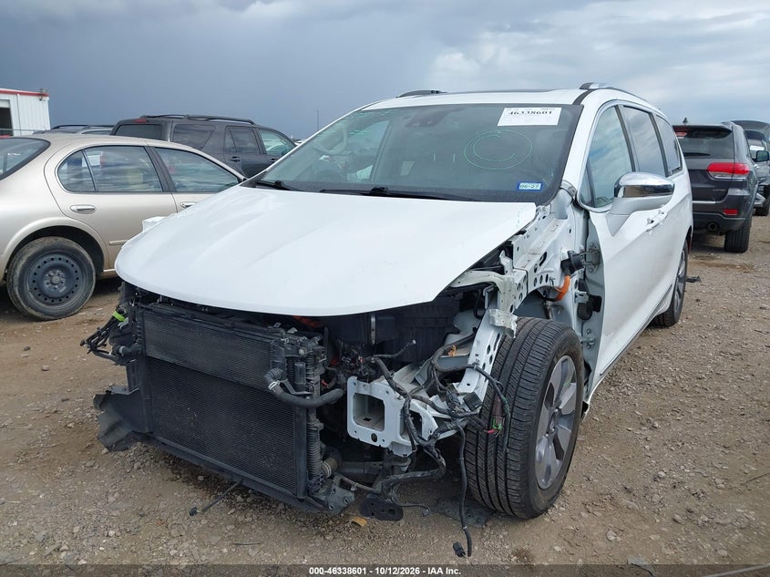 Vin: 2c4rc1n78hr684954, lot: 46838860, chrysler pacifica hybrid platinum 20172