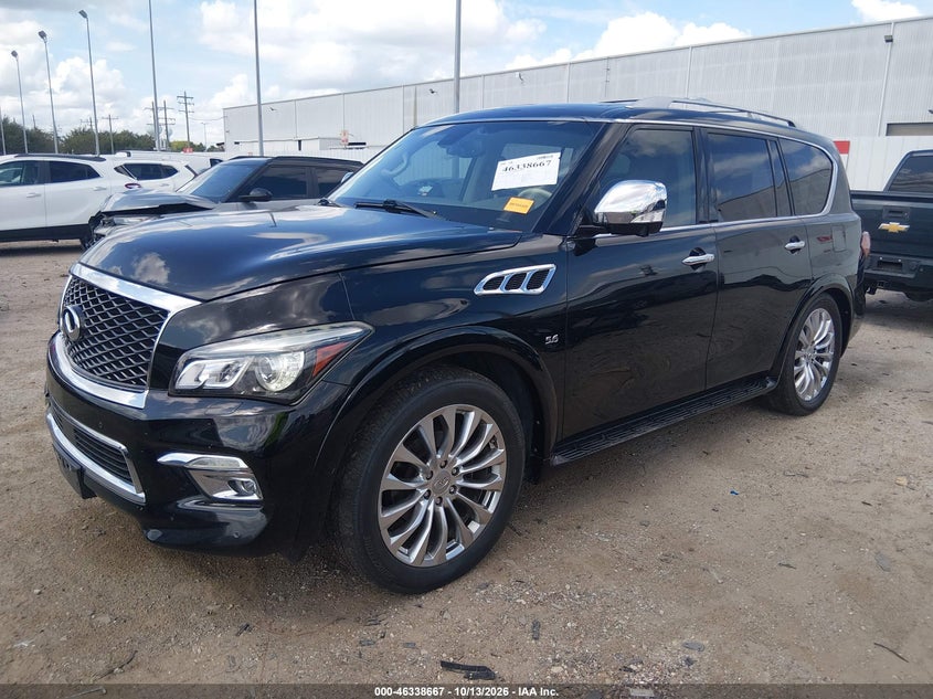2015 Infiniti Qx80, Front End, IAAI, VIN JN8AZ2NE7F9084059 — photo 2