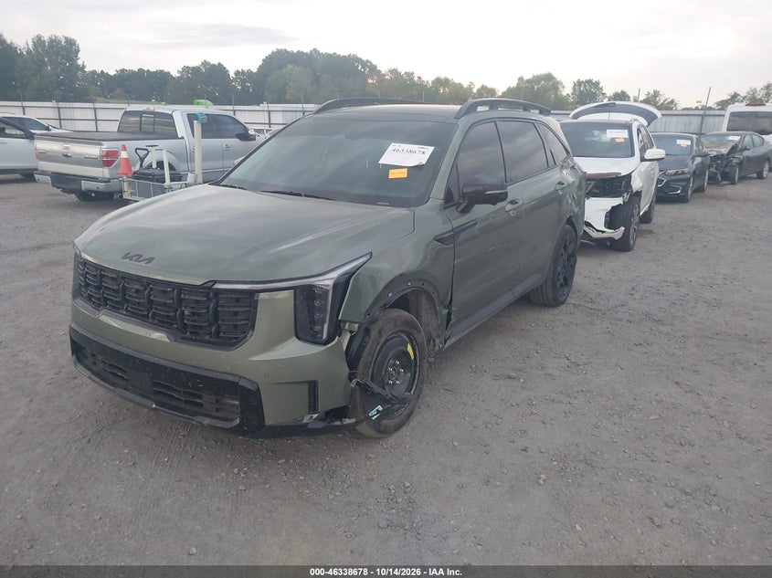2026 Kia Sorento X-Line Sx, Left Side, IAAI, VIN 5XYRKDJF8TG438114 — photo 2