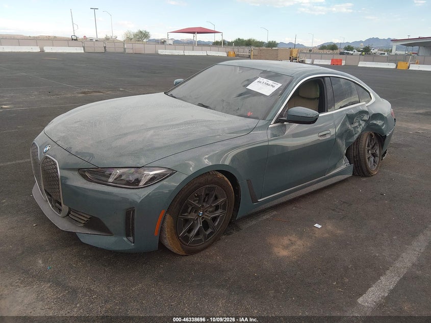 Vin: wby63hd07tfw54407, lot: 46838955, bmw i4 gran coupe edrive40 20262