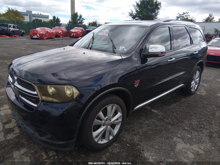 Vin: 1d4se4gt0bc630624, lot: 46838960, dodge durango crew 20112