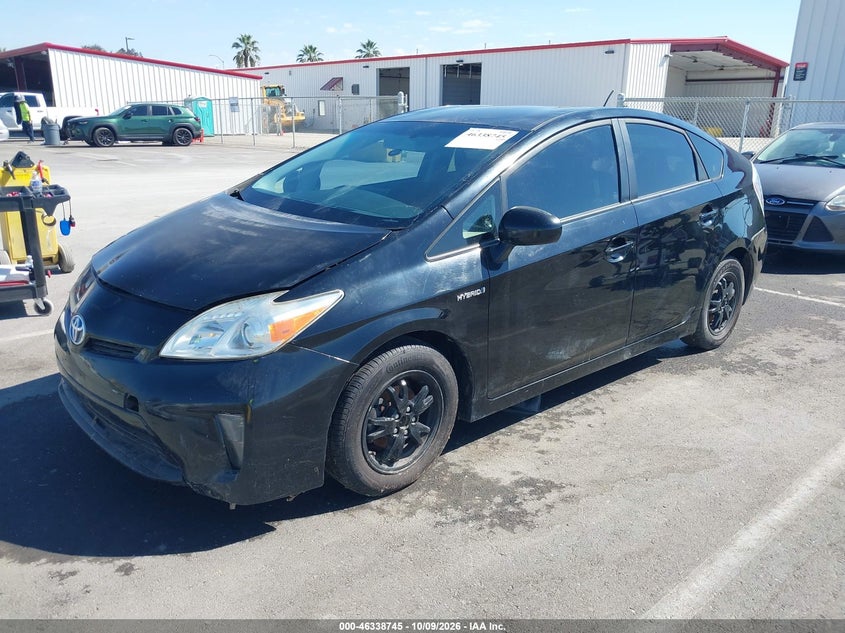 2013 Toyota Prius Two, Обычный износ, IAAI, VIN JTDKN3DU4D0346714 — фото 2