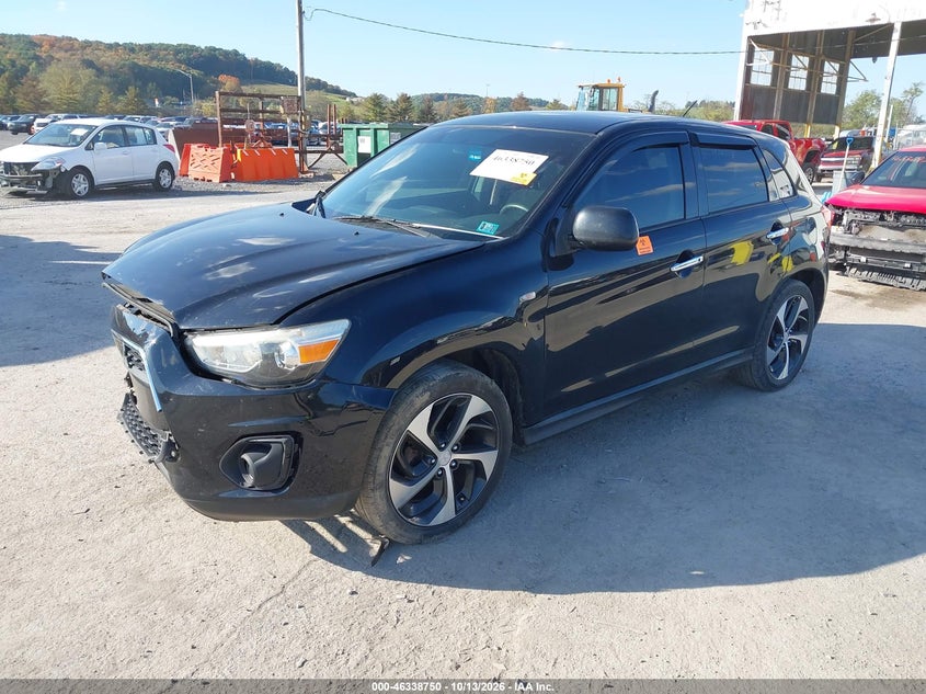 Vin: 4a4ar3au0ee021835, lot: 46839009, mitsubishi outlander sport es 20142