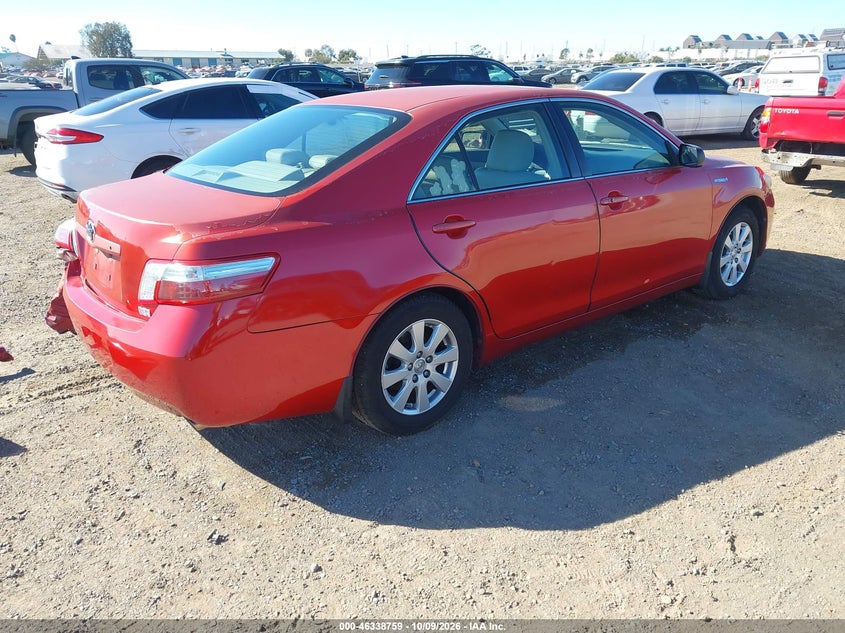 TOYOTA CAMRY HYBRID 2008 VIN JTNBB46K383048732