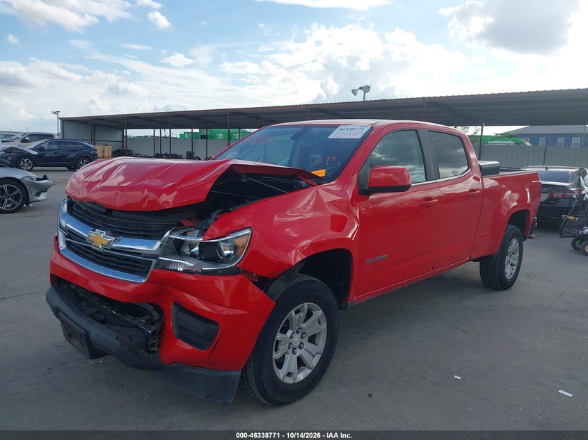 Vin: 1gcgsbe34f1124170, lot: 46839030, chevrolet colorado lt 20152