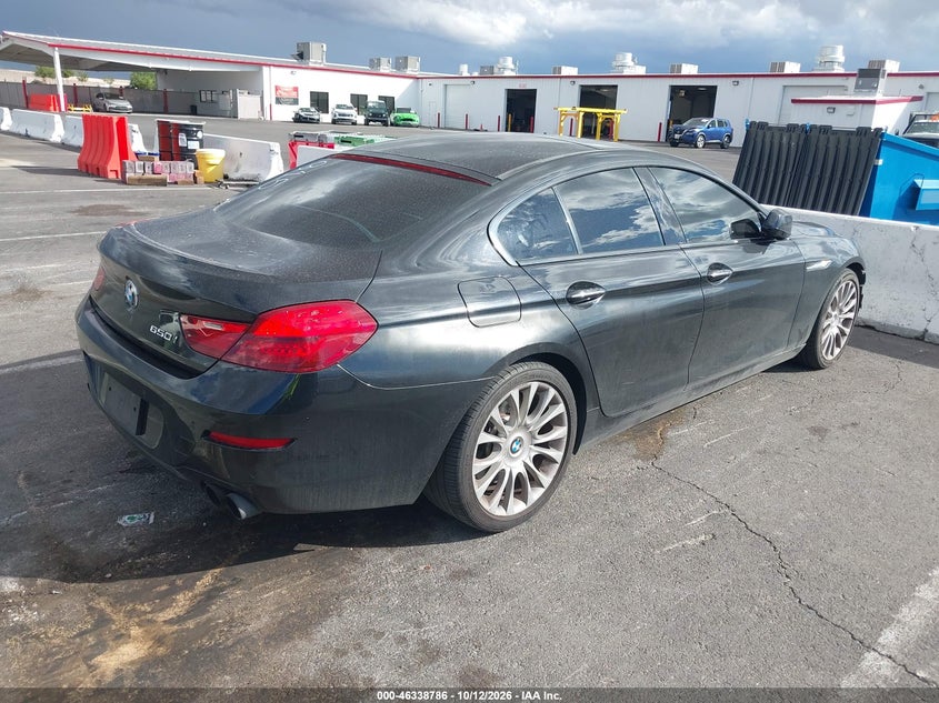 Vin: wba6b2c50ed128999, lot: 46839045, bmw 650i gran coupe 20144